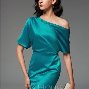 Dark Navy Evening Dress Size 8 by JJ’s House